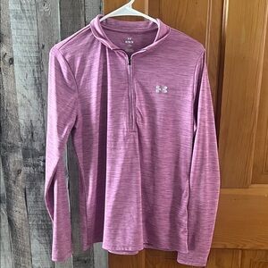 Under Armour Dark Pink Long Sleeve Top